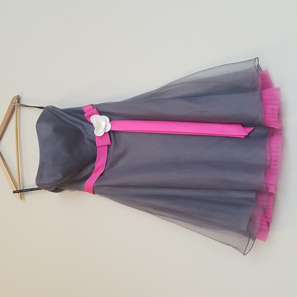 Alfred Angelo Strapless Tea Length Bridesmaid Dress